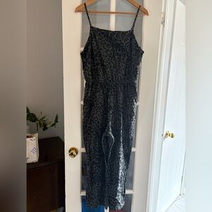 Old Navy Black and Gray Jumpsuit